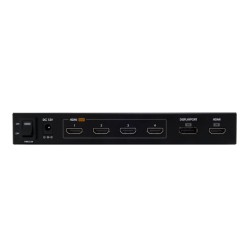 SPLITTER HDMI+DISPLAYPORT 1 ENT 4 SAL 4K