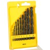 JUEGO 10 BROCAS METAL HSS-R de 1 a 10mm