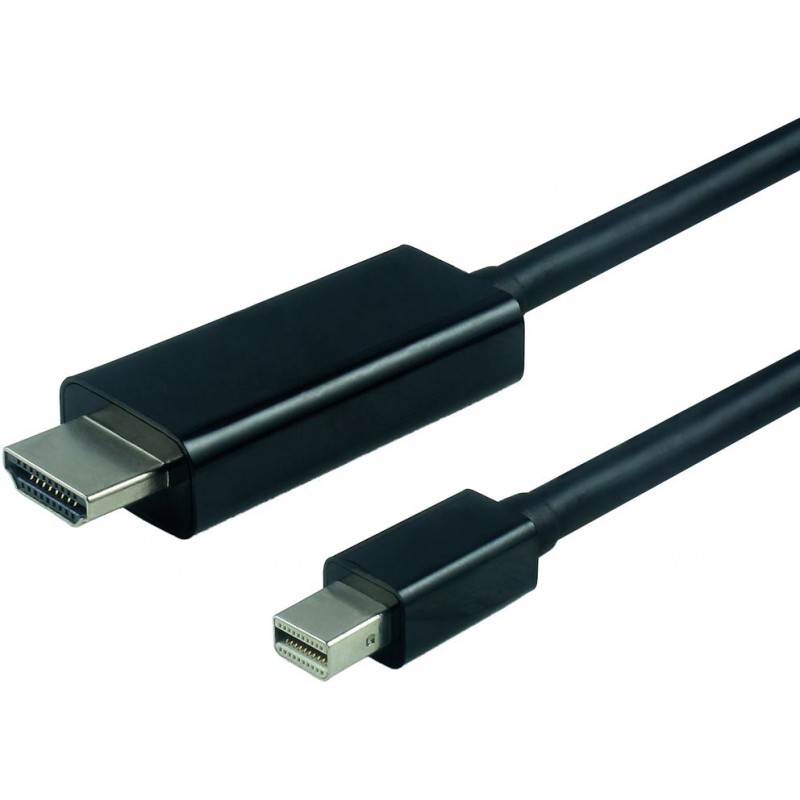 CABLE MINIDP M-HDMI M 1M NEGRO 4K@60Hz