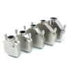 CARCASA DB25 METAL RECTA 180º