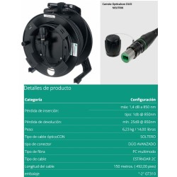 CARRETE Opticalcon Duo MULTIMODO 150M+EN