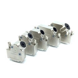 CARCASA DB25 METAL CODO 45º ZINC