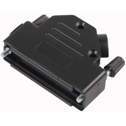 CARCASA DB25 PLASTICO CODO 45º NEGRO