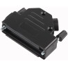 CARCASA DB25 PLASTICO CODO 45º NEGRO