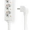 REGLETA 3 TOMAS SCHUKO SININT BLANCA 3M