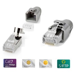 CONECTOR EZ-RJ45 MACHO FTP CAT6/6A/7
