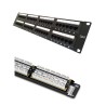 PANEL 19" 48 PUERTOS 2U CAT6 UTP RJ45 NE
