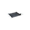 BANDEJA 19" 1U FRONTAL FONDO 280mm NEGRA