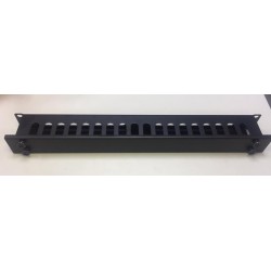 PASAHILOS 19" CON TAPA 4 TETONES 1U 7cm