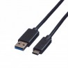 CABLE USB 3.1 TIPO A M-USB C M 1M NEGRO