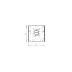 ROSETA SUPERFICIE 2xSC SP 2xLC DP VACIA
