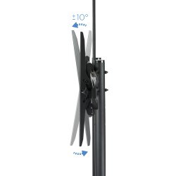 SOPORTE TV SUELO CON RUEDAS + ATRIL 70"