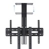 SOPORTE TV SUELO CON RUEDAS + ATRIL 70"