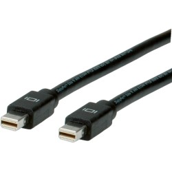 CABLE MINIDP M-M 3M NEGRO...