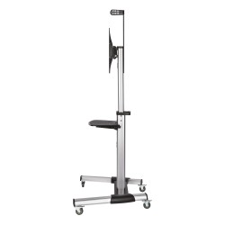 SOPORTE TV SUELO CON RUEDAS + ATRIL 70"