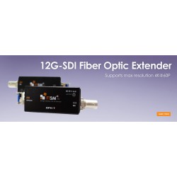 EXTENSOR BNC SDI 12G FIBRA LC 2km