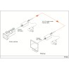 EXTENSOR BNC SDI 12G FIBRA LC 2km
