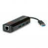 ADAPT USB A 3.0-RJ45 H100/1000 ETHER+HUB