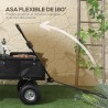 CARRO DE CARGA HASTA 300Kg NEGRO