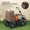 CARRO DE CARGA HASTA 300Kg NEGRO