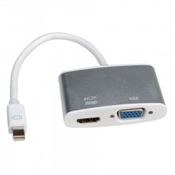 ADAPTADOR MINIDP M-HDMI+VGA