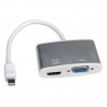 ADAPTADOR MINIDP M-HDMI+VGA