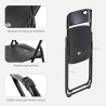 Silla Plegable Estructura Acero y PVC