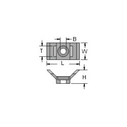 BASE ATORNILLABLE PARA BRIDA NATUTAL 100