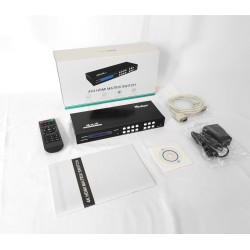 SWITCH HDMI 4 ENTRADAS 4 SALIDAS 4K@30Hz