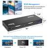 SWITCH HDMI 4 ENTRADAS 4 SALIDAS 4K@30Hz