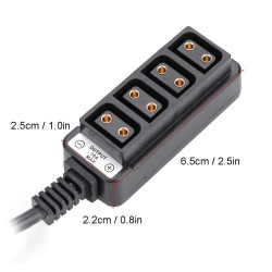 SPLITTER D-TAP 1xMACHO-4xHEMBRA 60cm