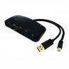 DOCKING USB3.0 MiniDP a DP+HDMI+RJ45+USB