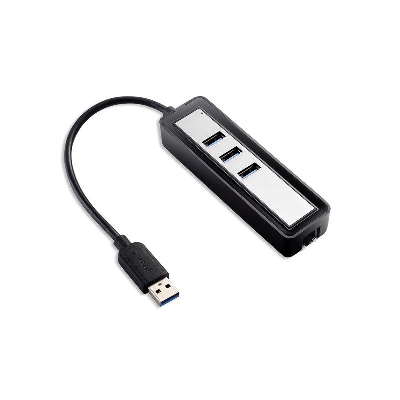 ADAPT USB A 3.0-RJ45 H100/1000 ETHER+HUB