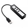 ADAPT USB A 3.0-RJ45 H100/1000 ETHER+HUB