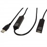 CABLE USB A 2.0 M-H AMPLIFICADO 30M