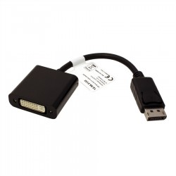 ADAPTADOR DISPLAYPORT M-DVI H 20cm NEGRO