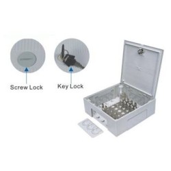 CAJA ICT PLASTICO + SOPORTE 50 PARES 110