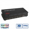 SWITCH HDMI 4 ENTRADAS 2 SALIDAS+MANDO
