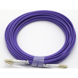 JUMPER DUPLEX OM4 LC-LC 5M (FUCSIA) 3mm