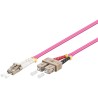 JUMPER DUPLEX OM4 SC-LC 10M (FUCSIA) 3mm