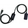 CABLE USB A 2.0 M-H AMPLIFICADO 15M