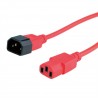 CABLE ALIMENTACION C13 H-C14 M 1,8M ROJO