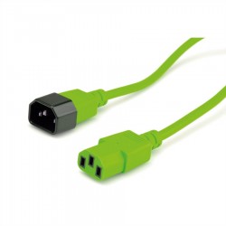 CABLE ALIMENTACION C13 H-C14 M 1,8M VERD