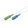 JUMPER SIMPLEX SM SC/APC-SC/UPC 3M BLANC