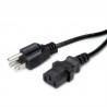 CABLE ALIMENTACION USA-C13 H 1,8M NEGRO