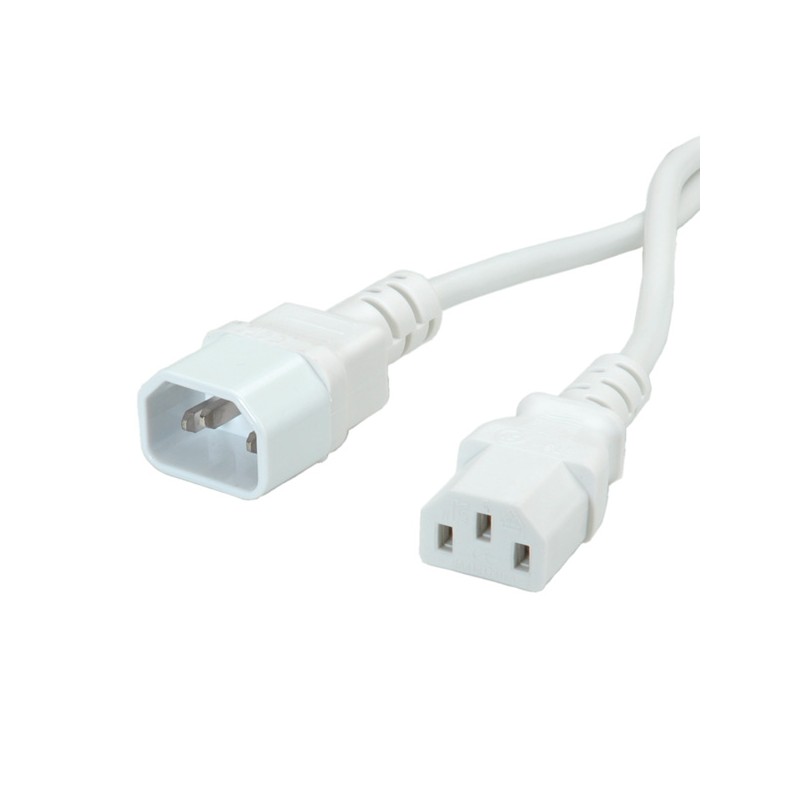 CABLE ALIMENTACION C13 H-C14 M 1,8M BLAN