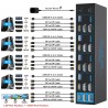 KVM 4X1 DISPLAYPORT + USB 8K 60HZ