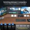 KVM 4X1 DISPLAYPORT + USB 8K 60HZ