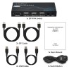 KVM 2X1 DISPLAYPORT + USB 4K 60HZ