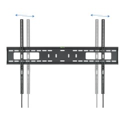 SOPORTE TV DE 60" a 100" NEGRO FIJO 75Kg